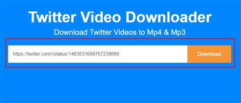 com and search for the video you want to download. . Downloader twitter mp4